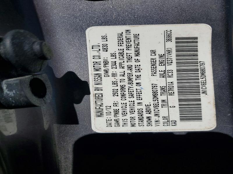 Продаж на аукціоні авто 2013 Infiniti G37 Coupe, vin: JN1CV6EL5DM980797, номер лоту: 57256926