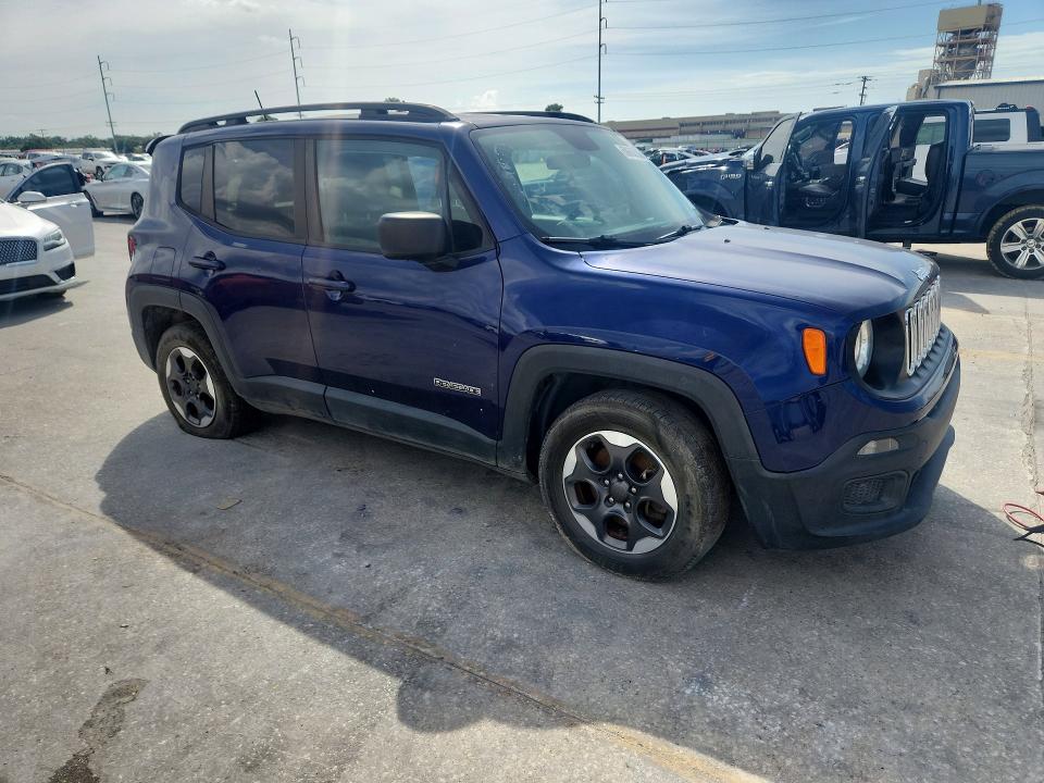 Продажа на аукционе авто 2017 Jeep Renegade, vin: ZACCJAAB8HPF83732, номер лота: 58663556
