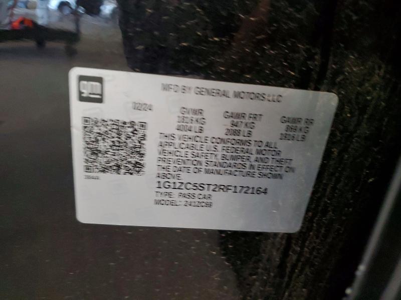57067786 :رقم المزاد ، 1G1ZC5ST2RF172164 vin ، 2024 Chevrolet Malibu مزاد بيع