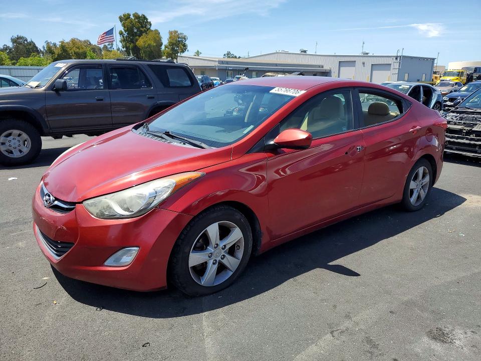 Auction sale of the 2013 Hyundai Elantra, vin: 5NPDH4AEXDH254187, lot number: 55766706