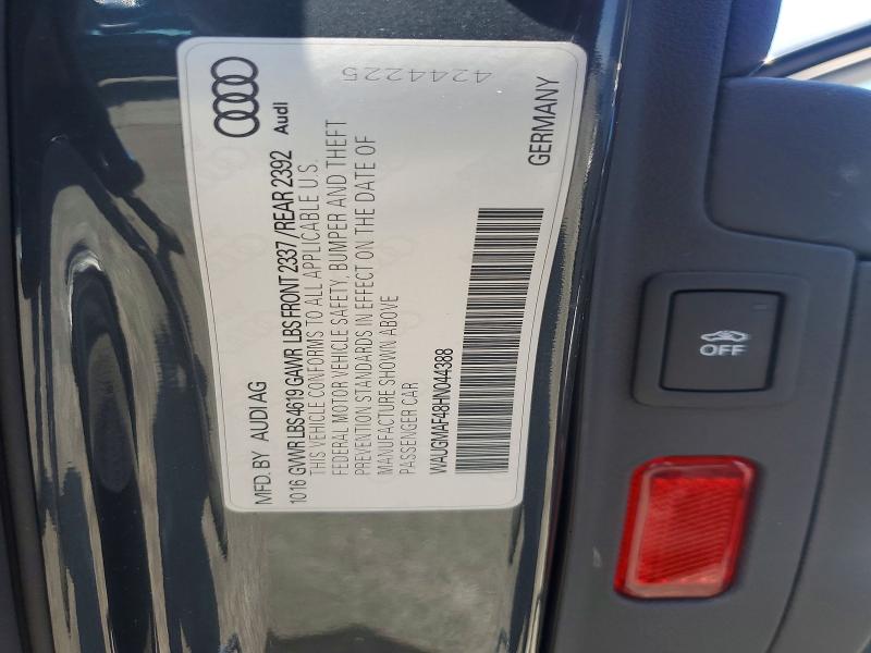 Продажа на аукционе авто 2017 Audi A4, vin: WAUGMAF48HN044388, номер лота: 58443016