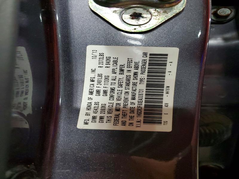 Aukcja sprzedaży 2014 Honda Accord, vin: 1HGCR3F8XEA009731, numer aukcji: 57576046