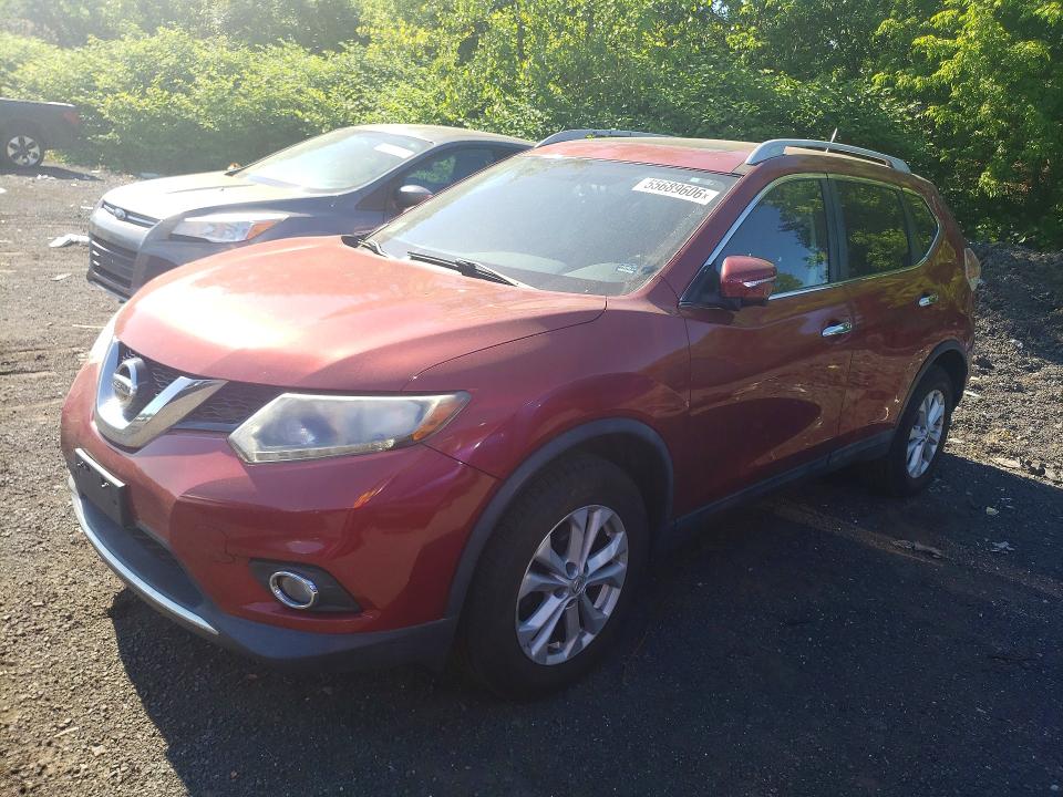 2015 Nissan Rogue მანქანა იყიდება აუქციონზე, vin: 5N1AT2MVXFC894265, აუქციონის ნომერი: 55689606