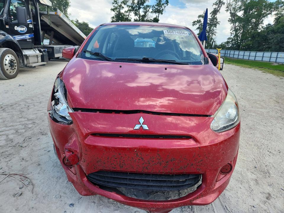 2015 Mitsubishi Mirage მანქანა იყიდება აუქციონზე, vin: ML32A3HJ4FH038266, აუქციონის ნომერი: 56874656