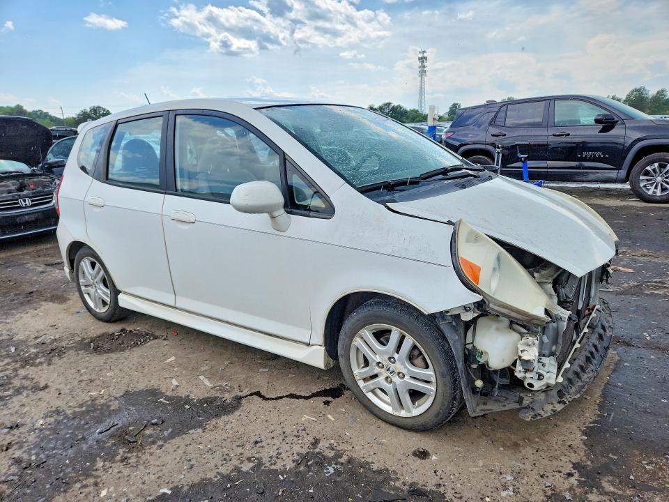 57078526 :رقم المزاد ، JHMGD38627S029123 vin ، 2007 Honda Fit مزاد بيع