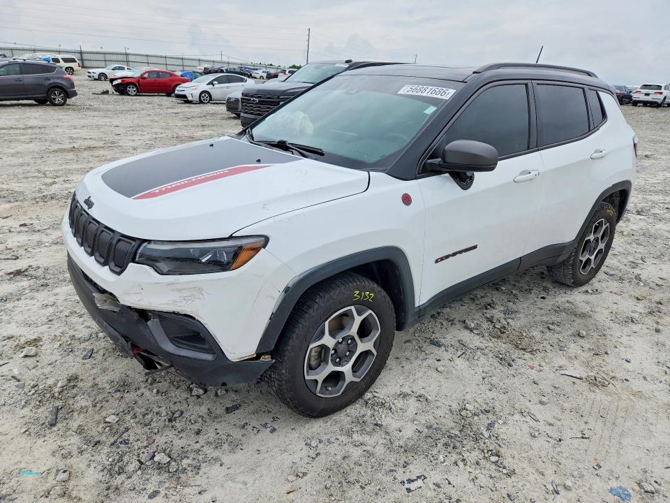 Продаж на аукціоні авто 2022 Jeep Compass, vin: 3C4NJDDB4NT115751, номер лоту: 56881686