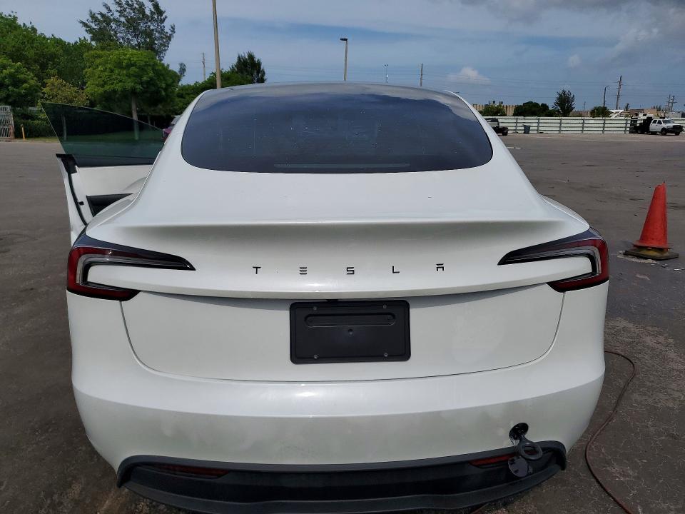 2026 Tesla Model 3 მანქანა იყიდება აუქციონზე, vin: 5YJ3E1EA5TF154778, აუქციონის ნომერი: 57584666