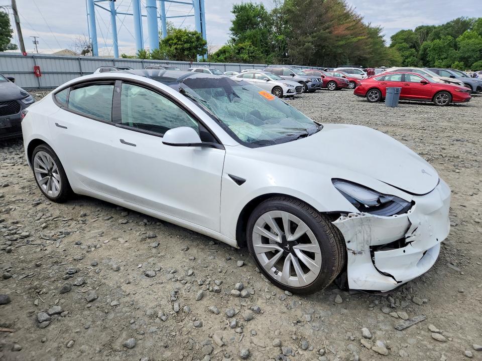 Продажа на аукционе авто 2022 Tesla Model 3, vin: 5YJ3E1EB4NF180509, номер лота: 57646476