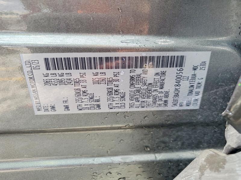 Aukcja sprzedaży 2023 Nissan Rogue, vin: 5N1BT3BA1PC840056, numer aukcji: 58428766