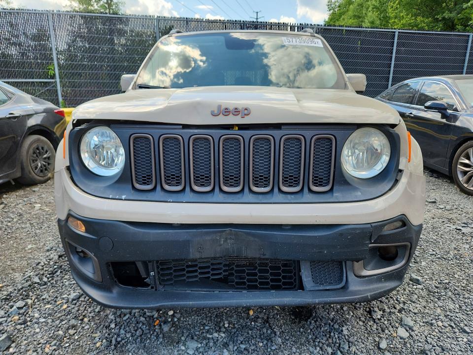 2016 Jeep Renegade მანქანა იყიდება აუქციონზე, vin: ZACCJABT0GPC62015, აუქციონის ნომერი: 57739096