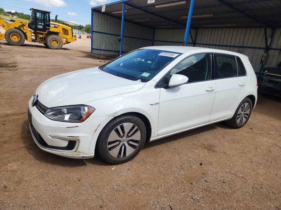 2016 Volkswagen E-golf მანქანა იყიდება აუქციონზე, vin: WVWKP7AU0GW910690, აუქციონის ნომერი: 55900096