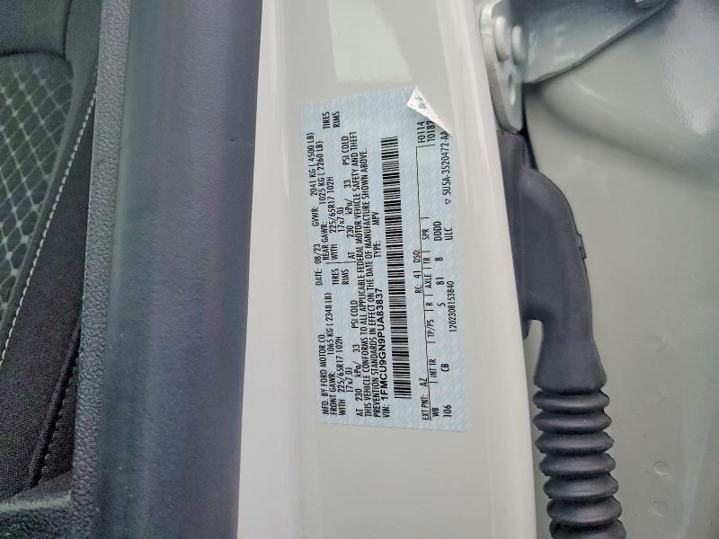 Продажа на аукционе авто 2023 Ford Escape, vin: 1FMCU9GN9PUA83837, номер лота: 57517436