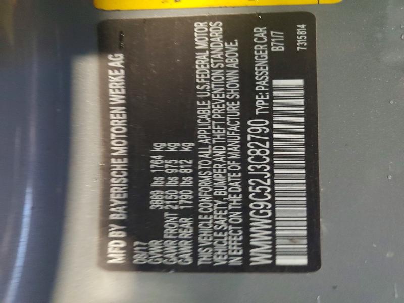 Aukcja sprzedaży 2018 Mini Cooper, vin: WMWWG9C52J3C82790, numer aukcji: 58401806