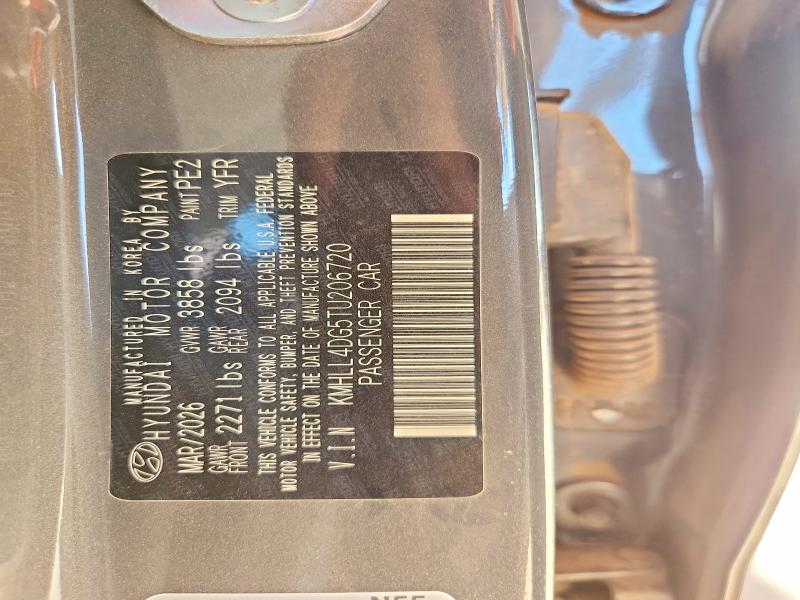 58022886 :رقم المزاد ، KMHLL4DG5TU206720 vin ، 2026 Hyundai Elantra مزاد بيع