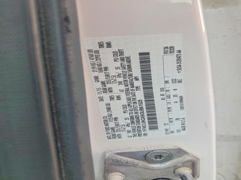 Aukcja sprzedaży 2016 Ford Escape, vin: 1FMCU9GX6GUB61525, numer aukcji: 57685166