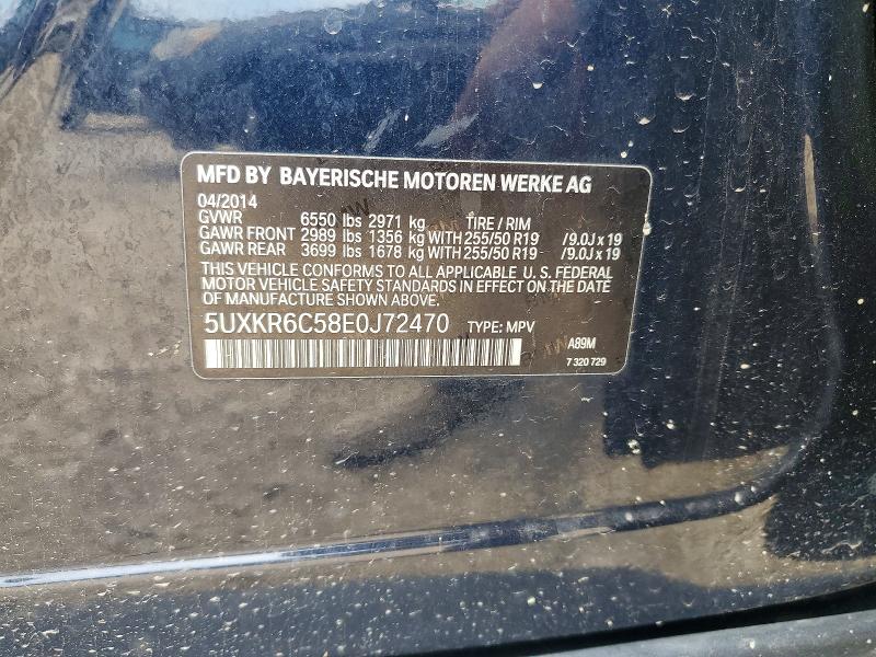 Aukcja sprzedaży 2014 Bmw X5, vin: 5UXKR6C58E0J72470, numer aukcji: 57446876