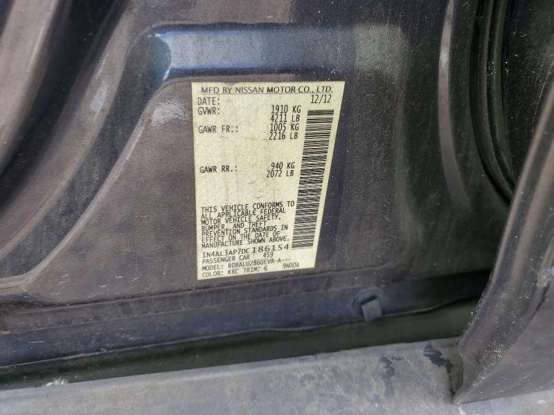 Aukcja sprzedaży 2013 Nissan Altima, vin: 1N4AL3AP7DC186154, numer aukcji: 57256446
