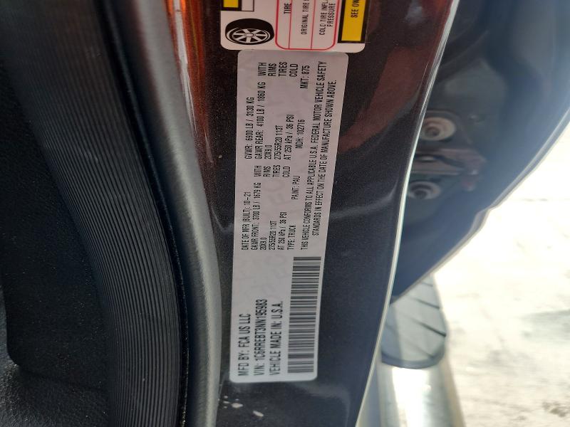 Продажа на аукционе авто 2022 Ram 1500, vin: 1C6RREBT3NN195983, номер лота: 55973536
