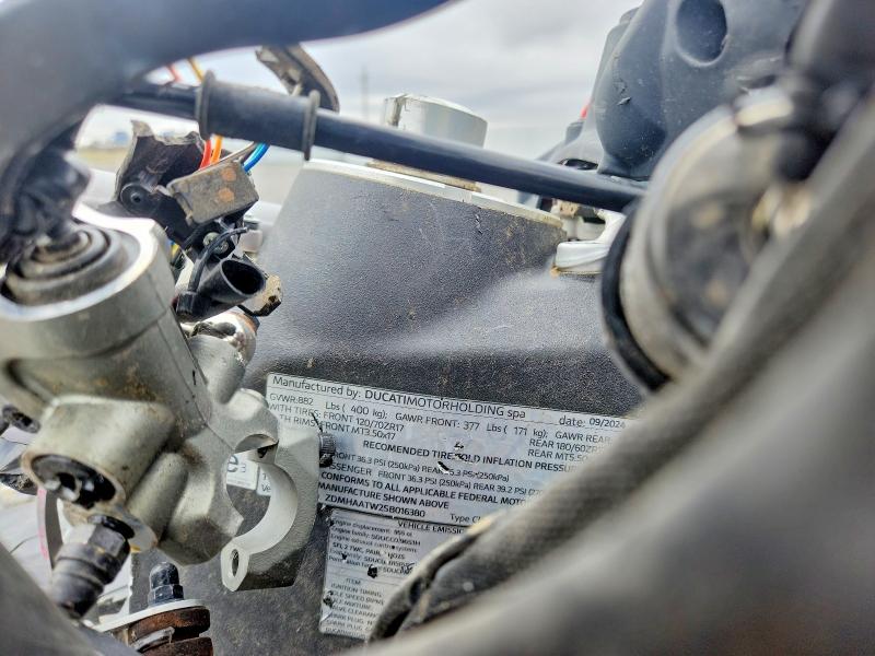 Aukcja sprzedaży 2025 Ducati Panigale, vin: ZDMHAATW2SB016380, numer aukcji: 56293726