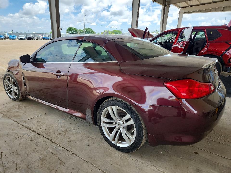 2010 Infiniti G37 Convertible მანქანა იყიდება აუქციონზე, vin: JN1CV6FE5AM352511, აუქციონის ნომერი: 57040486