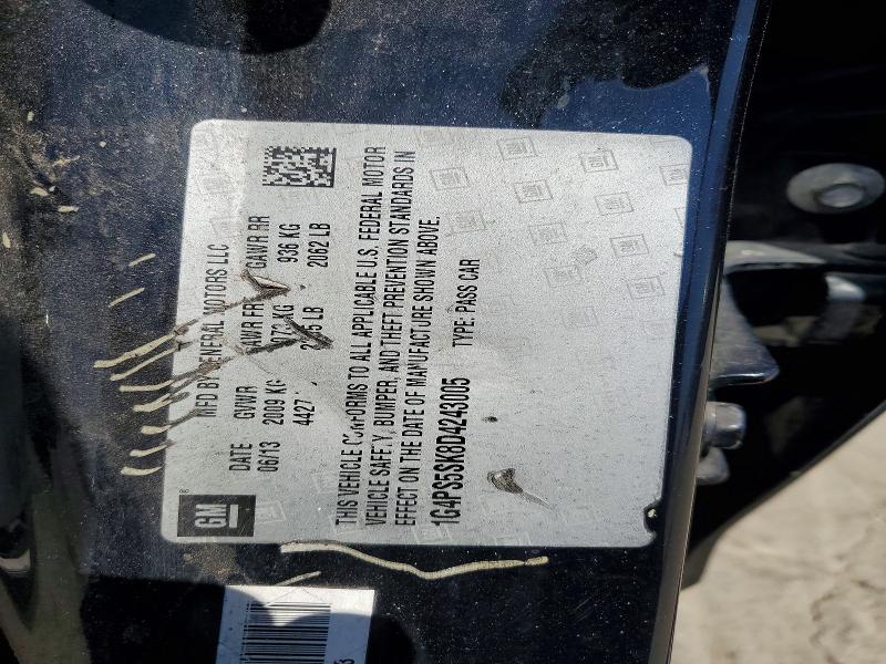 57181266 :رقم المزاد ، 1G4PS5SK8D4243005 vin ، 2013 Buick Verano مزاد بيع