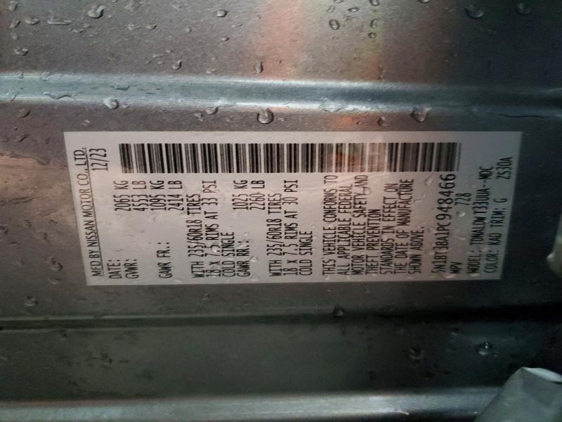 Aukcja sprzedaży 2023 Nissan Rogue, vin: 5N1BT3BA1PC948466, numer aukcji: 58067966