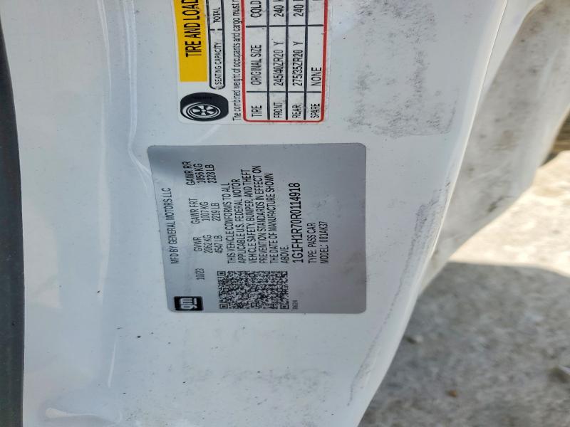 Продажа на аукционе авто 2024 Chevrolet Camaro, vin: 1G1FH1R70R0114918, номер лота: 58618326
