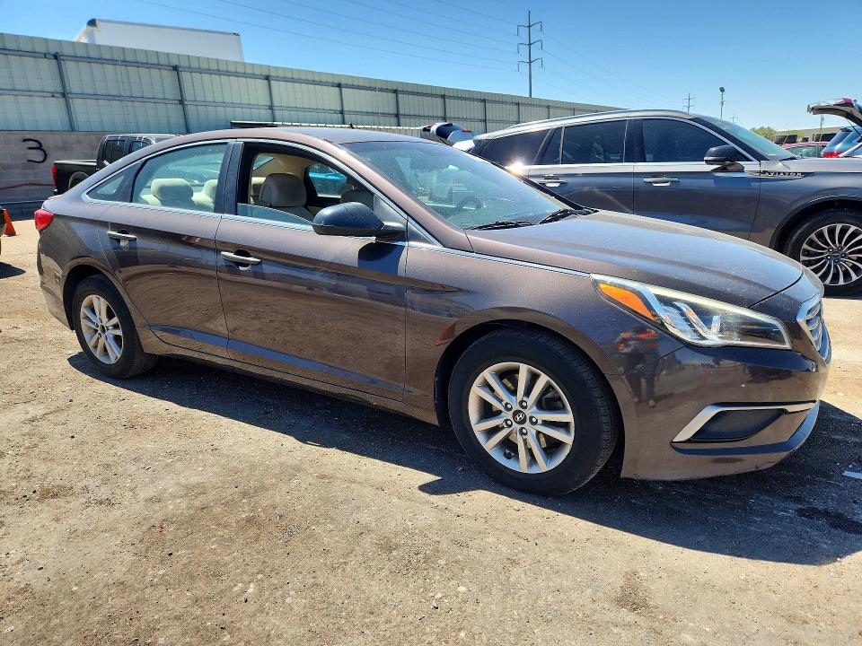 2016 Hyundai Sonata მანქანა იყიდება აუქციონზე, vin: 5NPE24AF9GH395349, აუქციონის ნომერი: 59543206