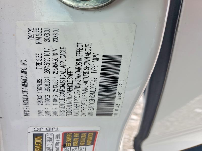 Продажа на аукционе авто 2021 Acura Rdx, vin: 5J8TC2H62ML007949, номер лота: 56080736