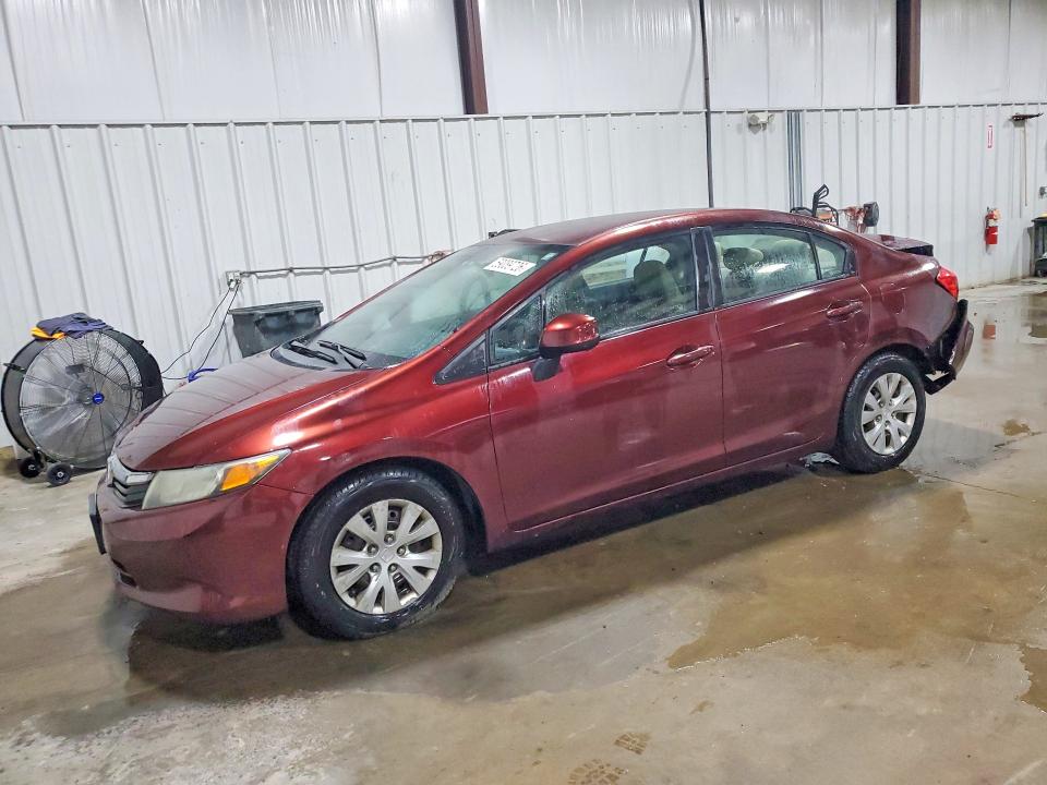 59089726 :رقم المزاد ، 19XFB2F51CE377032 vin ، 2012 Honda Civic مزاد بيع