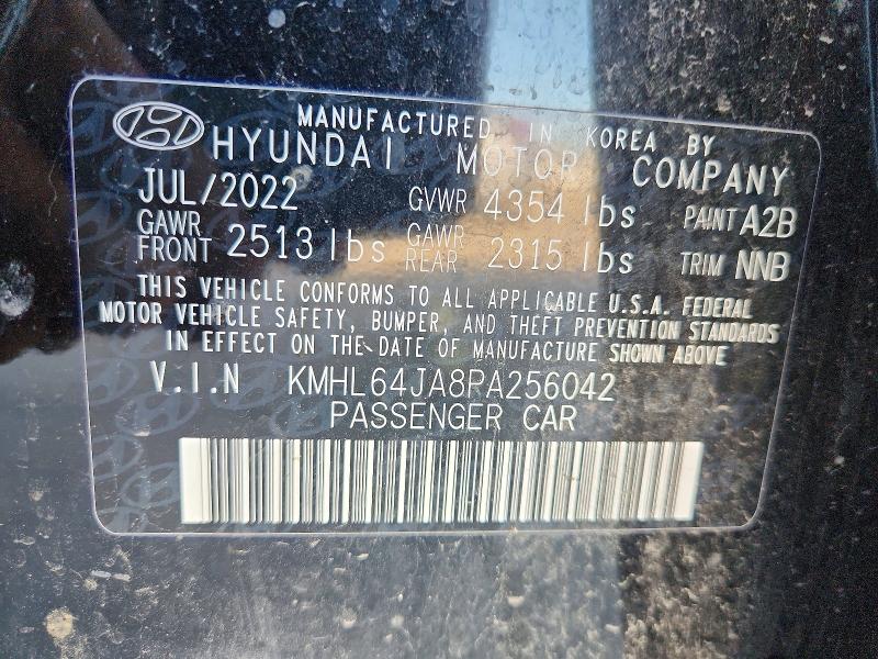 Aukcja sprzedaży 2023 Hyundai Sonata, vin: KMHL64JA8PA256042, numer aukcji: 56599806
