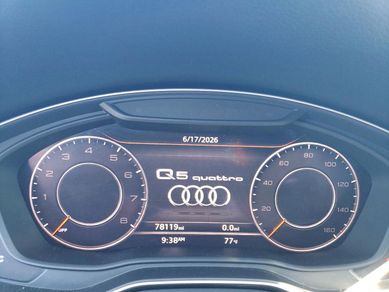 57323746 :رقم المزاد ، WA1BNAFY7J2021067 vin ، 2018 Audi Q5 مزاد بيع