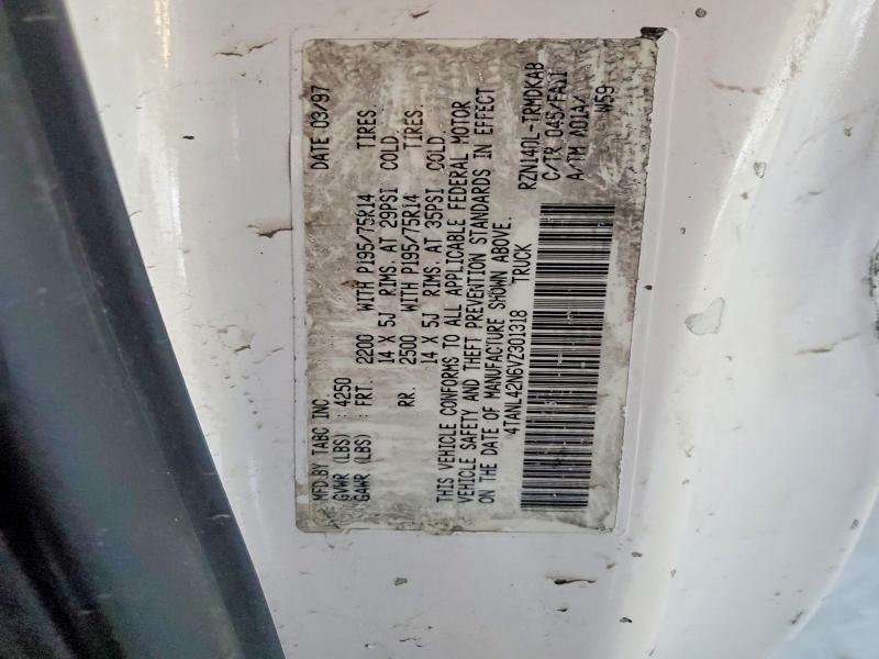 55960676 :رقم المزاد ، 4TANL42N6VZ301318 vin ، 1997 Toyota Tacoma مزاد بيع