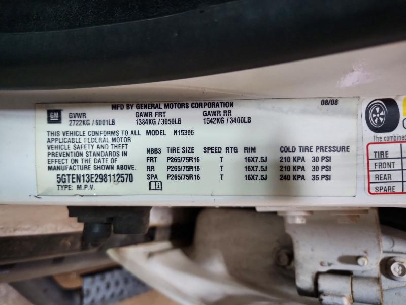 Продаж на аукціоні авто 2009 Hummer H3, vin: 5GTEN13E298112570, номер лоту: 58097826