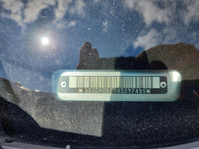 2004 Buick Rendezvous მანქანა იყიდება აუქციონზე, vin: 3G5DA03E94S597435, აუქციონის ნომერი: 57205346