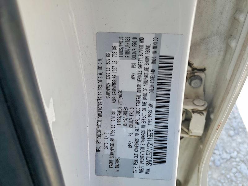 58538956 :رقم المزاد ، 3MYDLBZV7GY119975 vin ، 2016 Scion Ia مزاد بيع