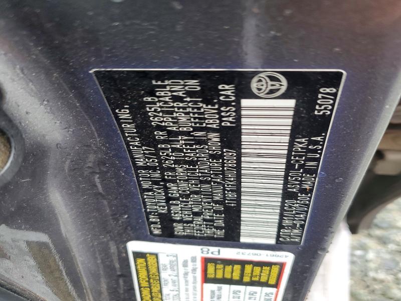 Aukcja sprzedaży 2017 Toyota Camry, vin: 4T1BF1FK4HU786097, numer aukcji: 59093816