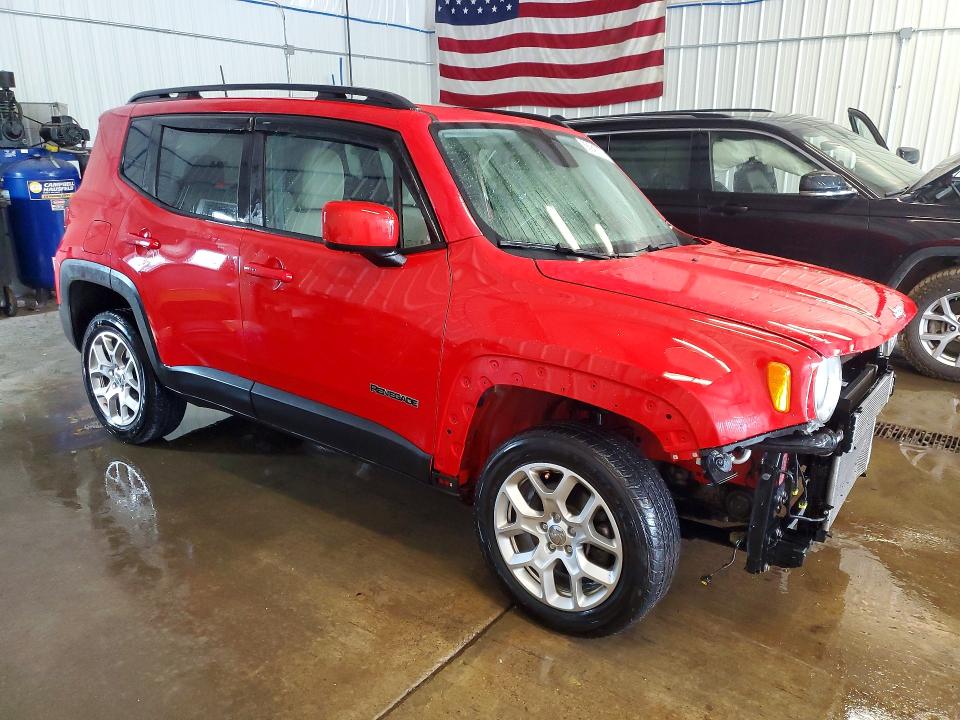 58943756 :رقم المزاد ، ZACCJBBB7JPG91124 vin ، 2018 Jeep Renegade مزاد بيع