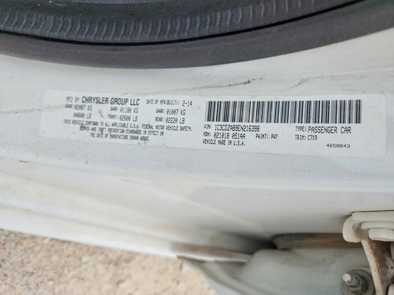 2014 Dodge Avenger მანქანა იყიდება აუქციონზე, vin: 1C3CDZAB9EN216398, აუქციონის ნომერი: 55619406