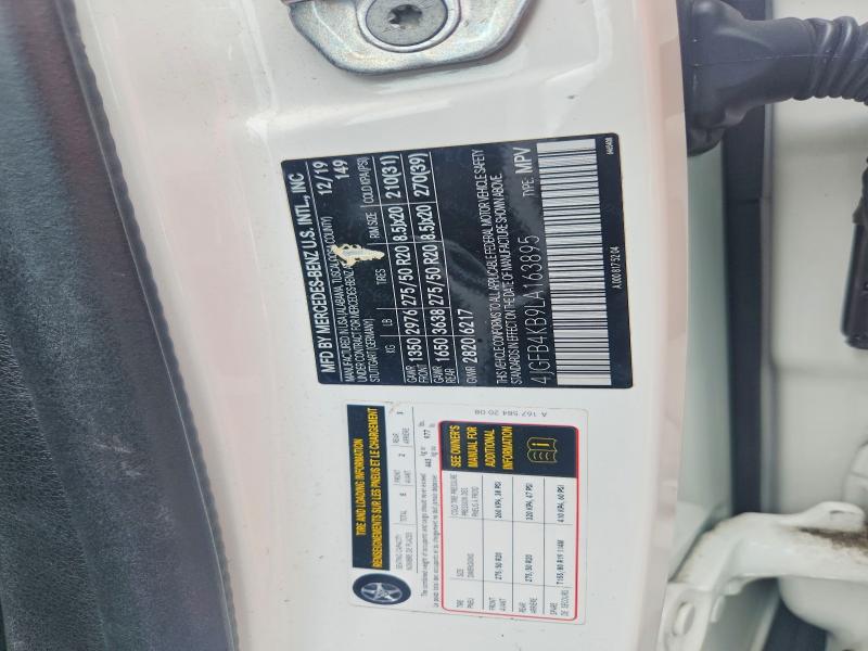 Aukcja sprzedaży 2020 Mercedes-benz Gle, vin: 4JGFB4KB9LA163895, numer aukcji: 56181956