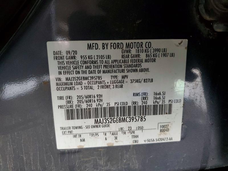 Продаж на аукціоні авто 2021 Oldsmobile Ecosport, vin: MAJ3S2GE8MC395785, номер лоту: 55878986