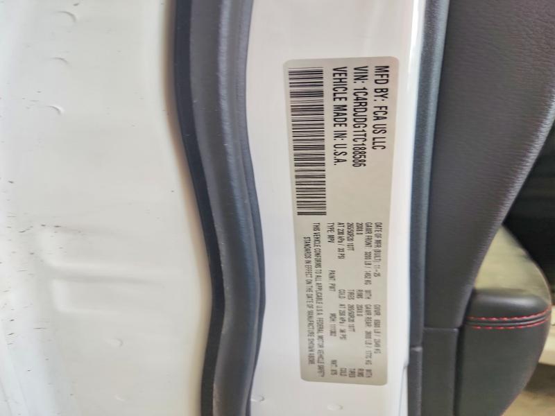 Продажа на аукционе авто 2026 Dodge Durango, vin: 1C4RDJDG1TC188586, номер лота: 59298866