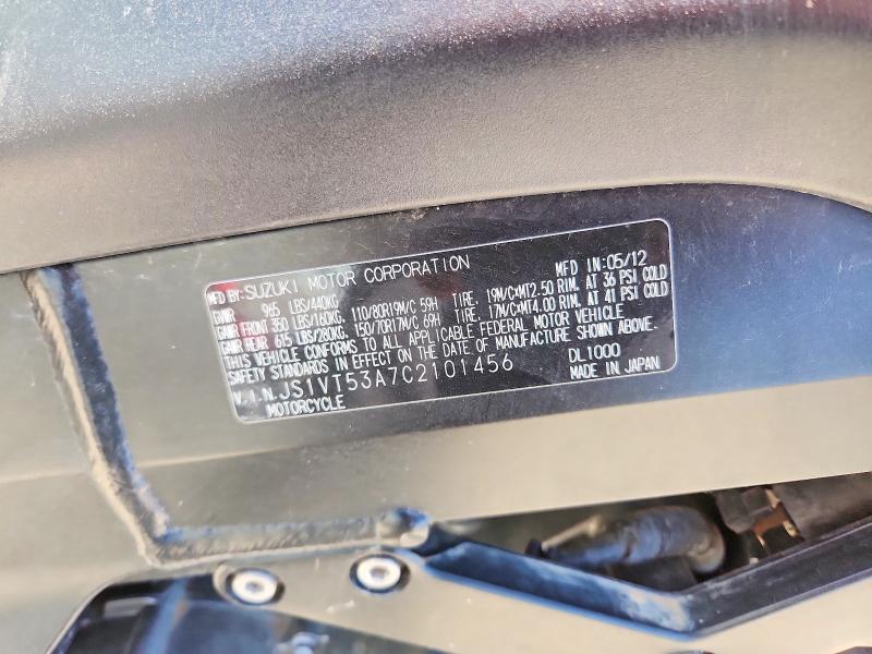 Продаж на аукціоні авто 2012 Suzuki Dl1000, vin: JS1VT53A7C2101456, номер лоту: 55451046