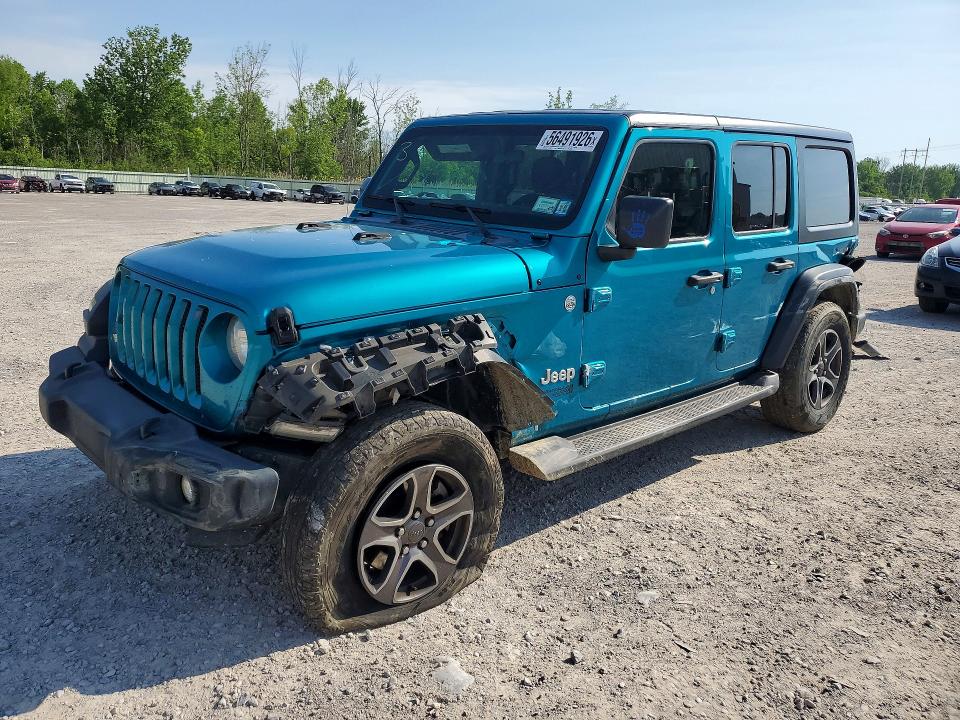 Auction sale of the 2019 Jeep Wrangler Unlimited, vin: 1C4HJXDG0KW598848, lot number: 56491926