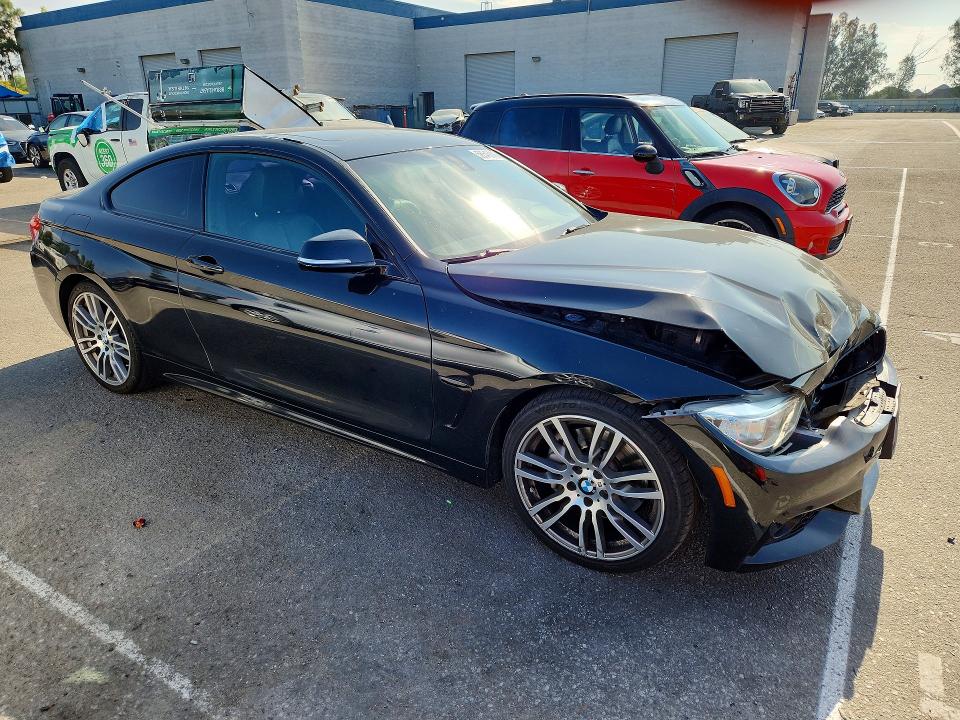 2017 Bmw 430i მანქანა იყიდება აუქციონზე, vin: WBA4R7C30HA078934, აუქციონის ნომერი: 58546146