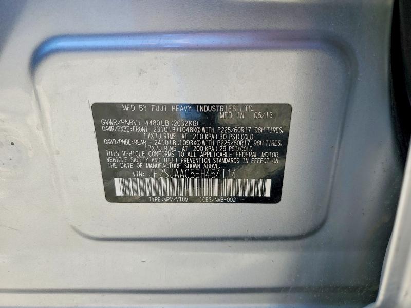 Aukcja sprzedaży 2014 Subaru Forester, vin: JF2SJAAC5EH454114, numer aukcji: 57607156