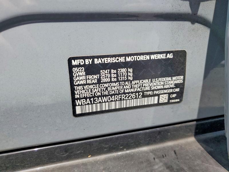 Продаж на аукціоні авто 2024 Bmw M440xi, vin: WBA13AW04RFR22612, номер лоту: 57487726