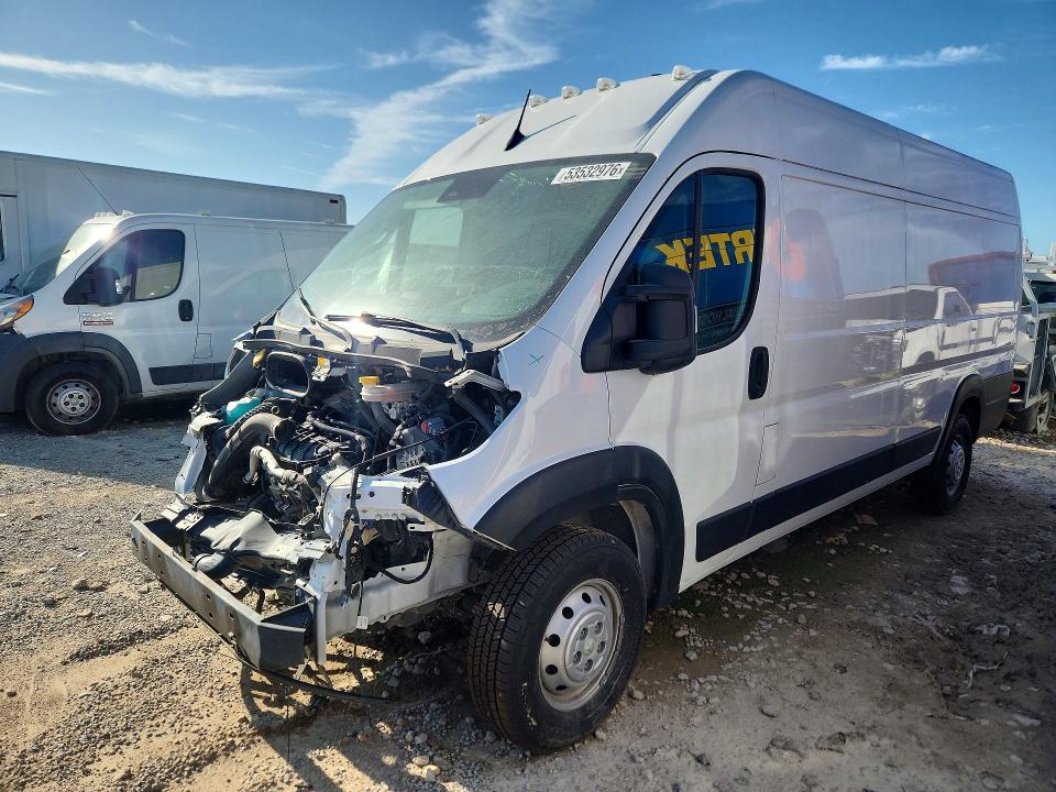 53532976 :رقم المزاد ، 3C6MRVJG3PE512909 vin ، 2023 Ram Promaster 3500 مزاد بيع