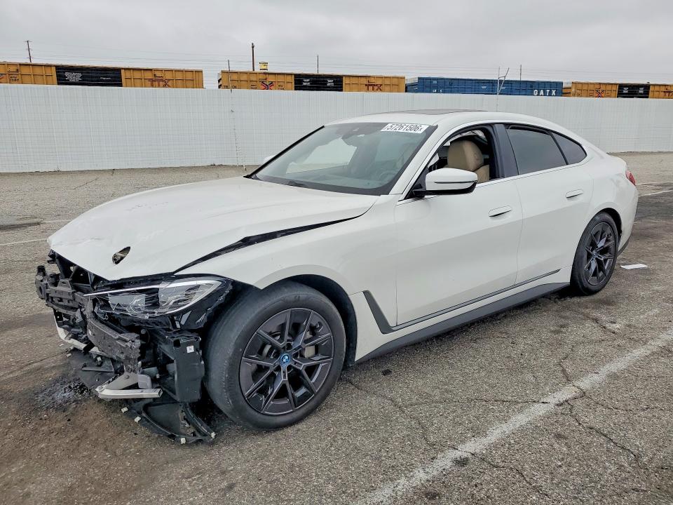 2024 Bmw I4 მანქანა იყიდება აუქციონზე, vin: WBY43AW02RFT04462, აუქციონის ნომერი: 57261506