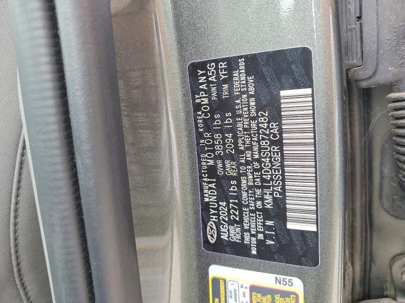 58111176 :رقم المزاد ، KMHLL4DG4SU872482 vin ، 2025 Hyundai Elantra مزاد بيع